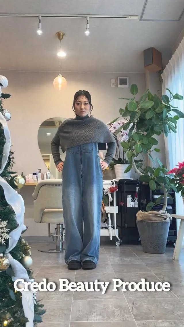 【身長148cm、44歳ママ美容師MEGの服】